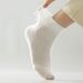 Men's Summer Thin Mesh Sweat-absorbing Mid-calf Cotton Seamless Short Socks, Spring-summer Sports, Simple Solid Color_desvips.com