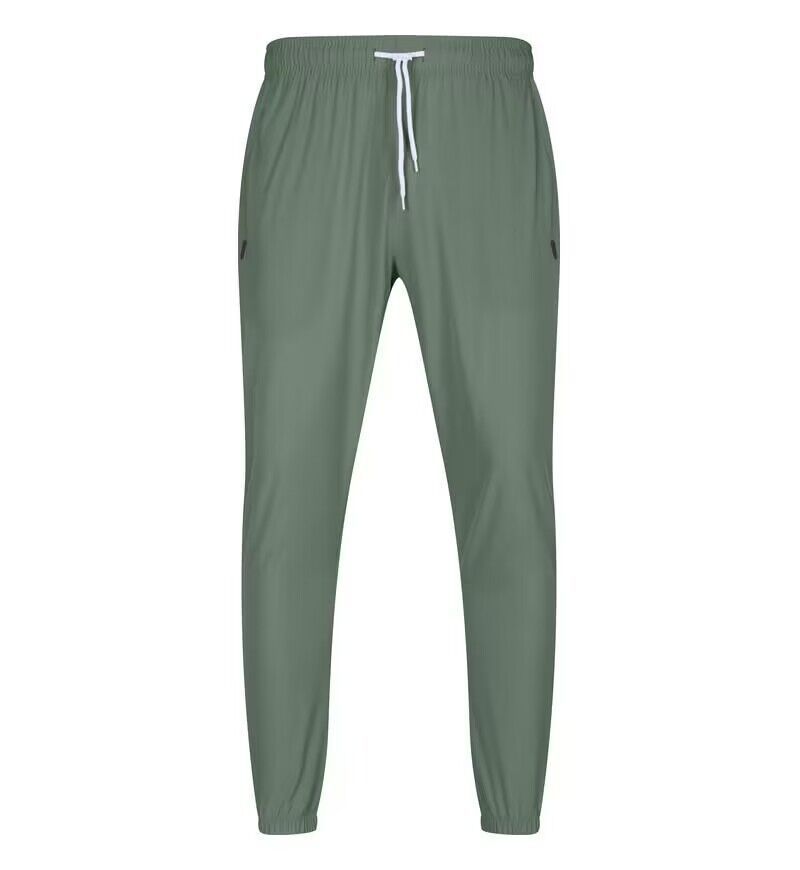 Men's Clothing Sports Trousers Thin Fitness Running Casual Pants Slim Elastic Quick-Drying Breathable Trousers_desvips.com