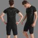 Sports Tights Men's Summer Outdoor Fitness Clothes Suit Quick Drying Men's T Shirt Training Running Elastic Breathable Vest_desvips.com