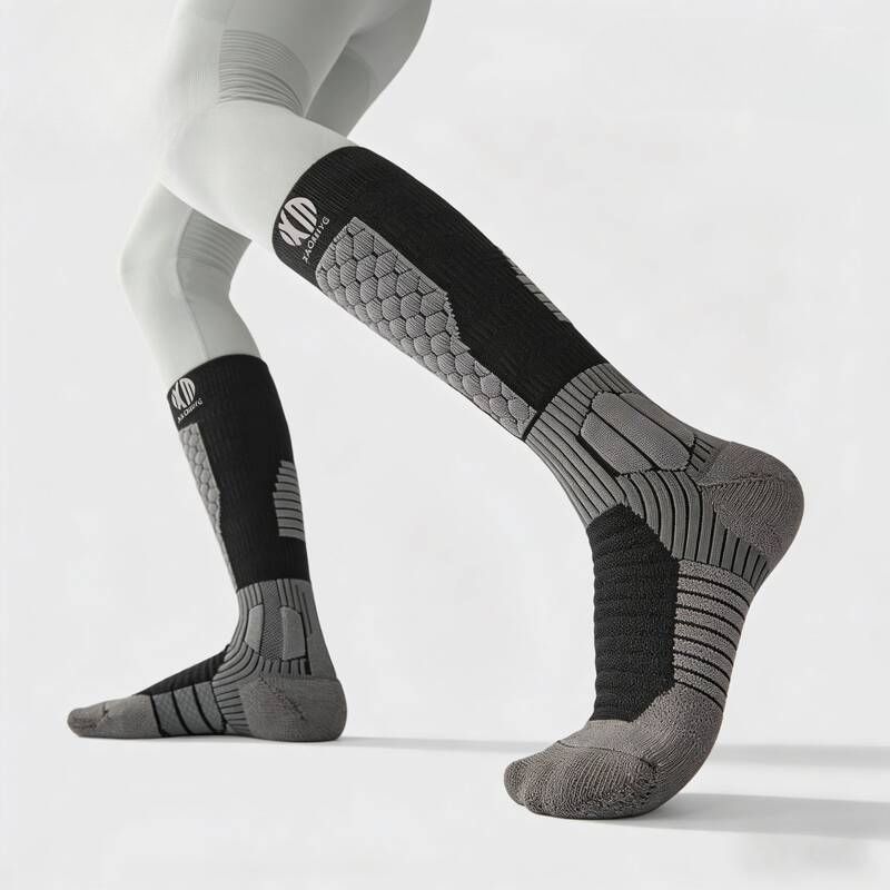 Professional Ski Socks Women, Warm, Thickened Winter, Single Double Boards, With Pressure Anti-slip Features,_desvips.com