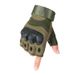 Tactical Fingerless Gloves For Men – Breathable & Anti-Slip Riding Gloves For Cycling & Outdoor (Black/Green/Sand, M/L/XL)_desvips.com