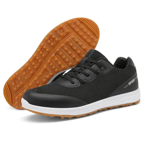S Ddmysaturn Men Professional New Rotary Buckle Nail Free Golf Training Sports Shoes Large Size A_desvips.com