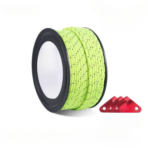 Outdoor Thickened 6mm Windproof Camping Night Reflective Tent Fixed Canopy Pull Rope Hanging Clothesline_desvips.com