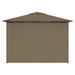Water-Resistant Garden Gazebo - Stylish Ventilated Roof - Powder-Coated Steel Frame - Closable Curtains - Ideal For Outdoor Events - Easy Assembly_desvips.com