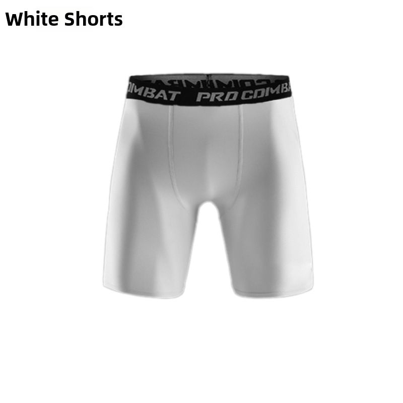 Men's Athletic Fitness Shorts Breathable High Elasticity Quick Drying Compression Basketball Tights For Training And Running_desvips.com