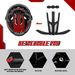 ROCKBROS Bicycle helmet Cycling helmet Mountain bike helmet with removable magnetic cover_desvips.com