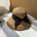 New Women's With UV Protection, Korean Style, Large Brim Beach Hat, Foldable Vintage Sun Protection Straw Hat_desvips.com