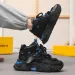 Chunky Dad For Sneakers Spring Breathable Lace-up High-top Mens Trendy Non-slip Platform Men Jogging Shoes 240809_desvips.com