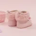 Pink Toddler With Bow Veet Fluzzy Autumn Winter Baby Snow Boots Kids Girls Warm Littlesprouts First Walkers Shoes_desvips.com