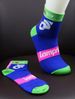 Breathable Moisture-Wicking Cycling Socks For Road Bike, Basketball & Football - Anti-Slip Cushioned Design, Unisex Fit, Multiple Colors_desvips.com