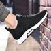 Sneakers Men Height Increase Insoles 6cm Elevator Shoes Chunky Taller Heel Lift Plus Size 37-46_desvips.com