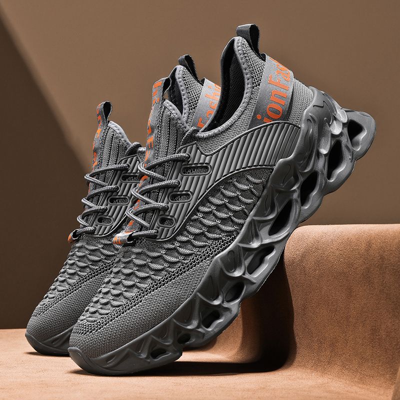 YRZL Sports Men Sneakers 2025 Breathable Mesh Running Lightweight Comfortable Walking Shoes Male Casual Outdoor Footwear_desvips.com