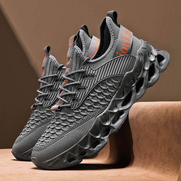 YRZL Sports Men Sneakers 2025 Breathable Mesh Running Lightweight Comfortable Walking Shoes Male Casual Outdoor Footwear_desvips.com