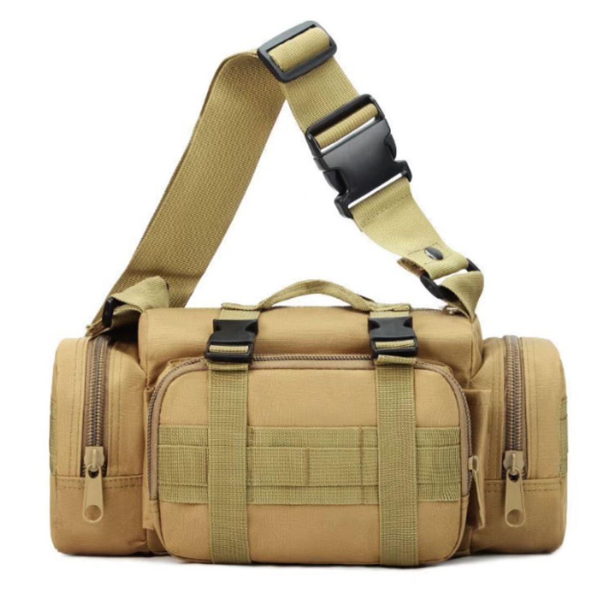 Waterproof Oxford Fishing Backpack – 35cm Large Capacity Tackle Bag For Sea/River Fishing, Cycling, Travel – Anti-Tear With Multiple Pockets_desvips.com