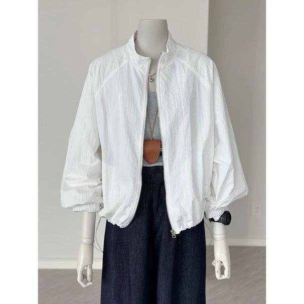 Korean Sun Protection Women, Thin Popular Style, Casual Jacket, Spring Summer Outdoor Leisure Versatile Sports Jacket_desvips.com