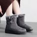 Women's High-Cut Winter Snow Boots With Faux Fur Lining, Waterproof Umbrella Fabric, PU Anti-Slip Sole, Adjustable Hook & Loop Closure (EU 36-45)_desvips.com