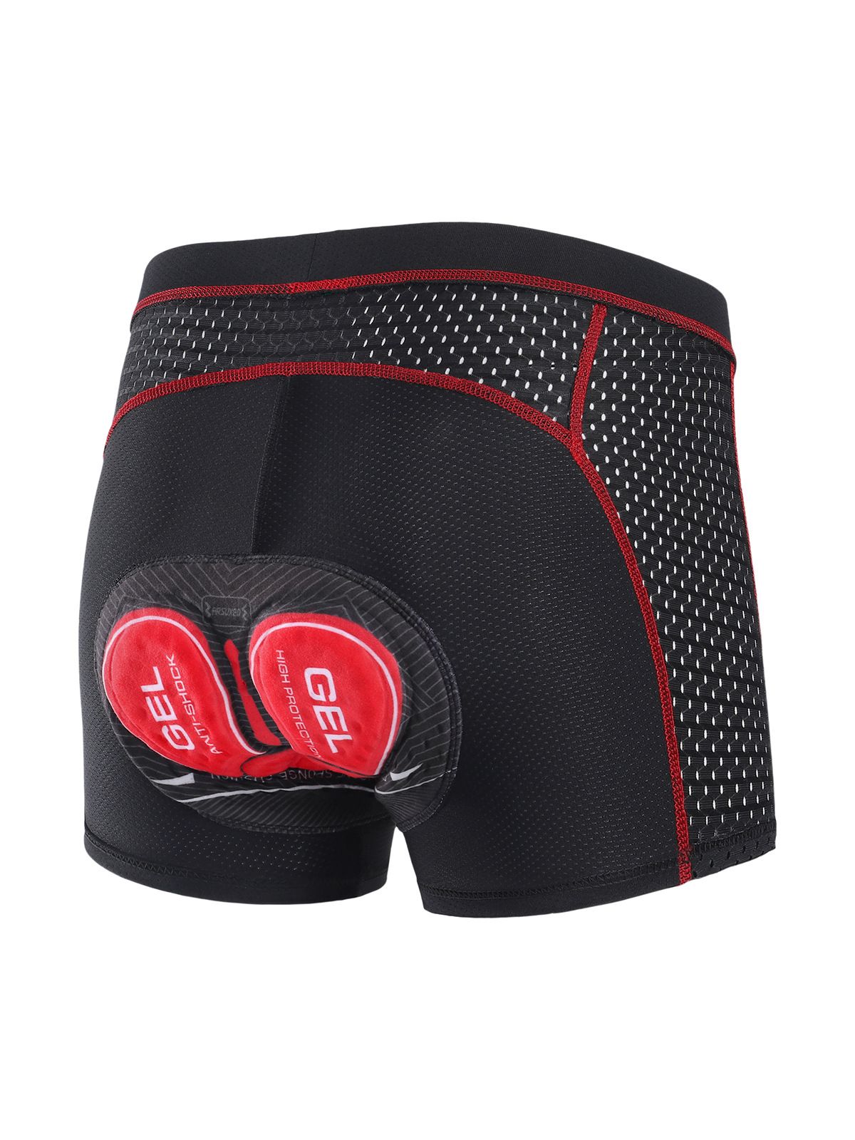 NOKO-ARSUXEO Men's Mesh Quick-drying Breathable Silicone Shock-absorbing Seat Cushion Mountain Road Cycling Underwear_desvips.com