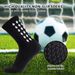 Shin Guard Football Sports Set With Glue On Football Socks, Long Socks, Shin Guards And Straps_desvips.com