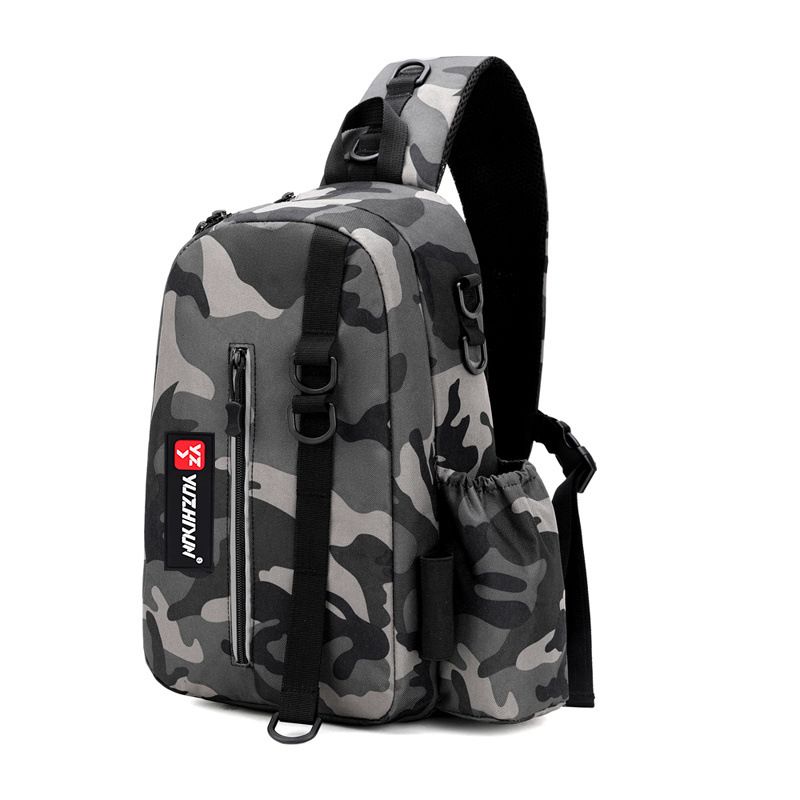 Tackle Bag Single And Double-shoulder Fishing Bag, Multi-functional Waist Bag, Sports Outdoor Large-capacity Fishing Gear Bag_desvips.com