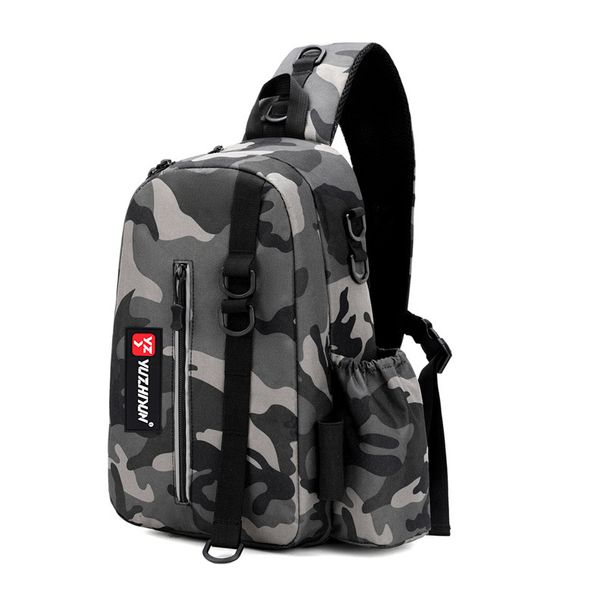 Tackle Bag Single And Double-shoulder Fishing Bag, Multi-functional Waist Bag, Sports Outdoor Large-capacity Fishing Gear Bag_desvips.com
