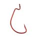 High-Carbon Steel Curved Shank For Fishing, Red Wide-Belly Fish Hook, Soft Lure Hook With Barbs, Fishing Gear_desvips.com