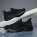 Men's sneakers fly woven breathable mesh top slip-on_desvips.com