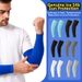 Running Arm Warmers Summer UV Protective Ice Sleeves Cool And Breathable Sun Protection Arm Sleeves Long Ice Silk Arm Gloves For Sports & Outdoor Running_desvips.com