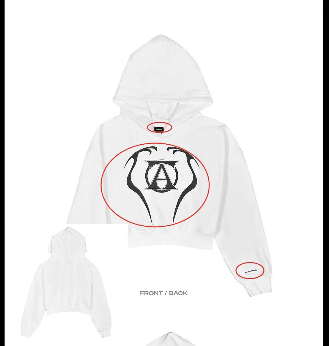 KPOP New ATEEZ 2025 WORLD TOUR WILL TO POWER Hoodie With Drawstring And Jogger Pants_desvips.com
