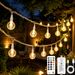 Battery Operated Globe String Lights With Remote Control, 33ft Length And 100 LED Fairy Lights_desvips.com