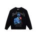 Trendy Brand Skull Rose Heavy Cotton Unisex High Street Crew Neck Long Sleeve Sweatshirt_desvips.com