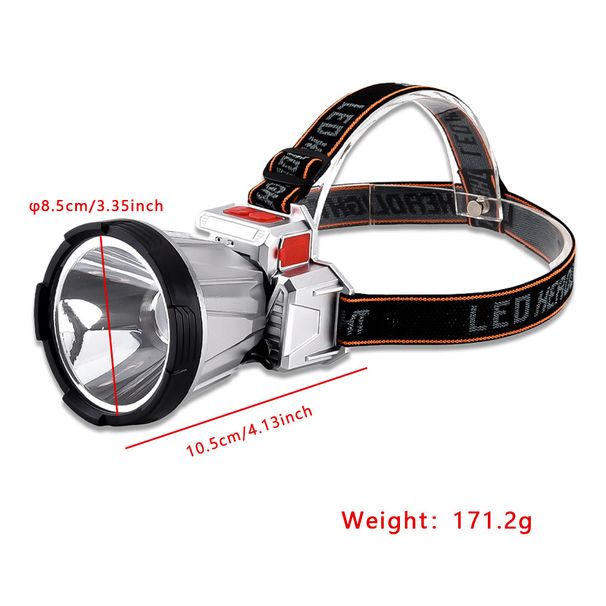 New strong light induction headwear white laser long range rechargeable super bright headlight outdoor camping night fishing light_desvips.com