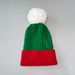 European And American Knitted Autumn Winter Warm Pom Merry Christmas Bell Hat_desvips.com