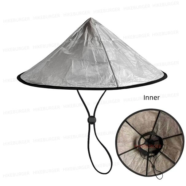 ASTA GEAR Tyvek/DCF Sun Outdoor Ultralight Rainproof Folding Silver-Coated Hat Sunproof Hiking Backpacking_desvips.com