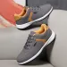 Men's Running 2025 Autumn Shock-absorbing Sports Plus Size Yellow Flat Bottomed Lightweight Casual Walking Shoes_desvips.com