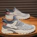 Summer Breathable Deodorant Thin Mesh Men's Casual Running Lightweight Soft Sole Sports Trendy Shoes_desvips.com