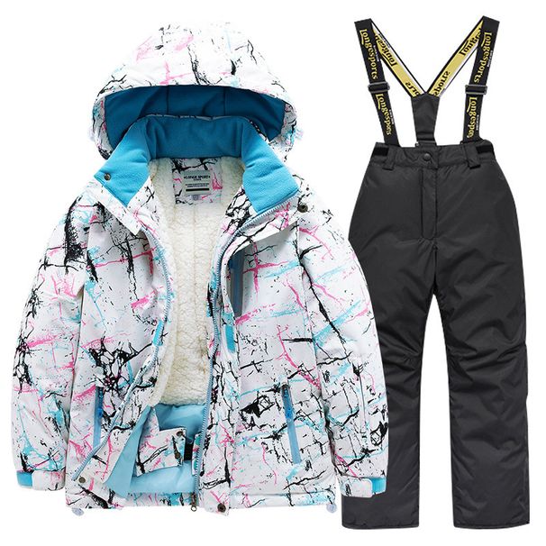 Children's Suit Boys And Girls Big Kids Northeast Snow Country Tour Ski Professional Full Set Cross-Border Foreign Trade_desvips.com