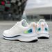 Baasploa Women Running Comfort Lightweight Sport Shoes New Mesh Breathable White Casual Sneakers Lace-Up Non-Slip_desvips.com