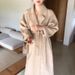 Ins French Elegant Temperament Handmade Cashmere Long Woolen Coat For Women_desvips.com