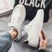 Sneakers Men, Summer Breathable Casual Versatile Teenagers, 2023 New Style, Pure White Sports Shoes For Students_desvips.com