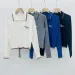 Autumn Winter Fashion Versatile Puppy Embroidery Polo New Style Slimming Long Sleeve Turn-Down Collar Knitted Base Shirt_desvips.com