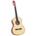 Classical Guitar Set - 4/4 Size For Beginners And Musicians - Blue/Natural/Black - Includes Gig Bag, Strap, Picks, Strings, Winder, Capo, Tuner, Stand_desvips.com