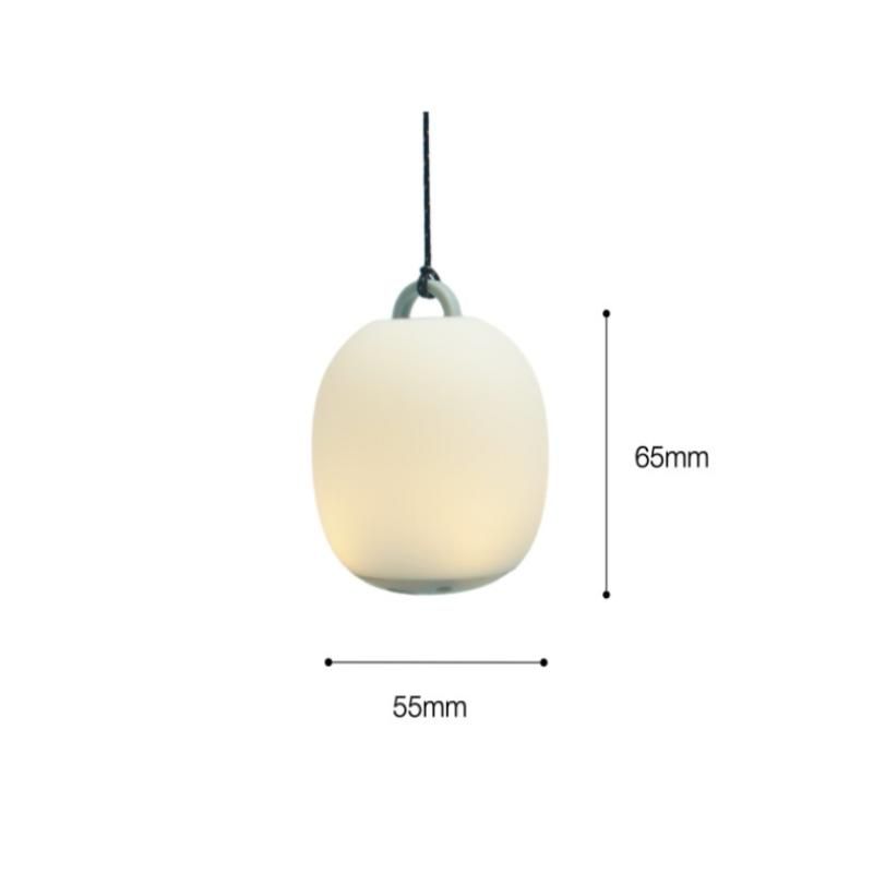 Portable Mini Camping Lantern - Rechargeable LED Squeeze Silicone Night Light, Egg-Shaped Picnic Lamp With Cozy Ambience For Outdoor, Tent, Bedroom &_desvips.com