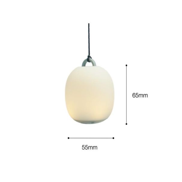 Portable Mini Camping Lantern - Rechargeable LED Squeeze Silicone Night Light, Egg-Shaped Picnic Lamp With Cozy Ambience For Outdoor, Tent, Bedroom &_desvips.com