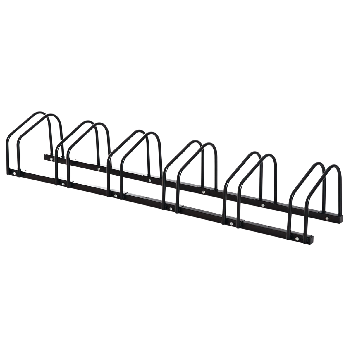 Aparcamiento Para 6 Bicicletas Soporte De Acero Para Aparcar Bicicletas En El Suelo O Pared 179x33x27 Cm_desvips.com