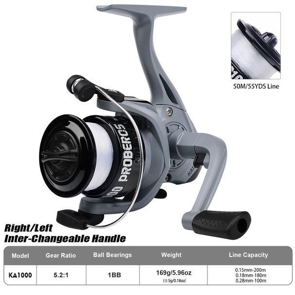 Beginner Set Sea Ultra-light Lure Spinning 1000 Series Small Line Reel Fishing Accessories_desvips.com