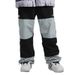 Ski Women Waterproof Warm Color Matching Ski Double Board Veneer Patchwork Snow Pants Men_desvips.com