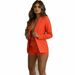 Women's clothing cross-border European and American summer fashion temperament sexy lapel cardigan top shorts suit suit_desvips.com