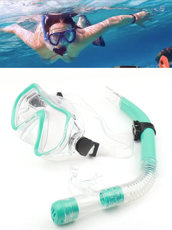 Diving Kit Snorkel Goggles Kit Snorkeling Equipment_desvips.com