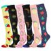 Sports pressure socks Multi-colored men's and women's outdoor running stockings_desvips.com