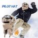 Lei Feng Men's Windproof Hunter Men Winter Warm Trapper Hat With Goggles Earmuffs Face Cover For Cycling Skiing_desvips.com